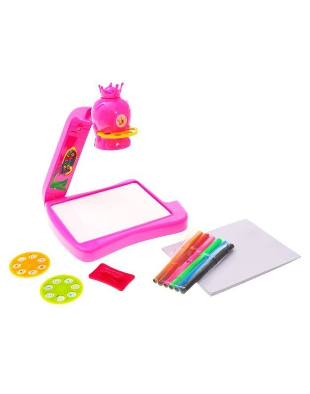 Vaikiškas staliukas piešimui su projektoriumi