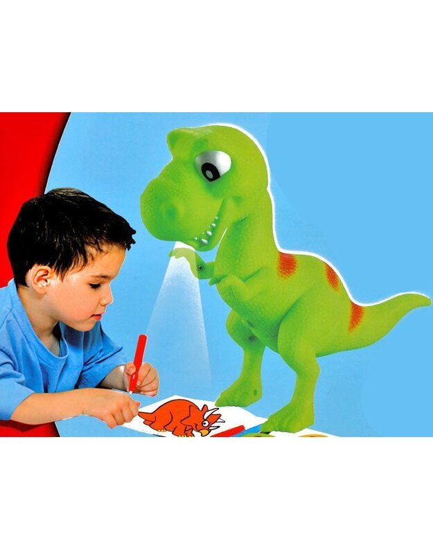 Vaikiškas žaislas dinozauras - projektorius
