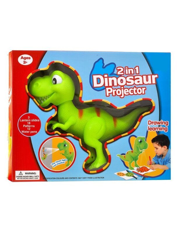 Vaikiškas žaislas dinozauras - projektorius