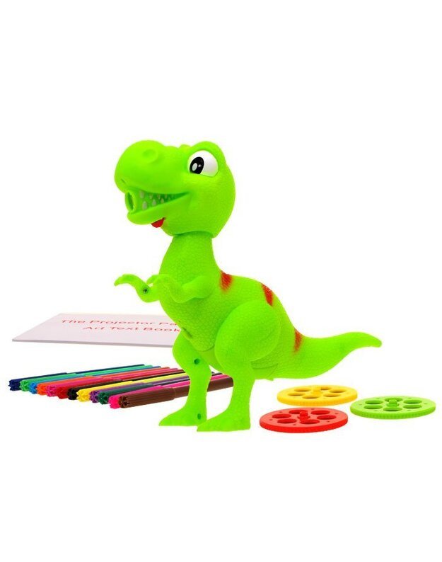 Vaikiškas žaislas dinozauras - projektorius