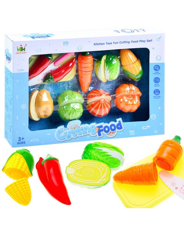 Vegetables for cutting + board and knife ZA1725 B