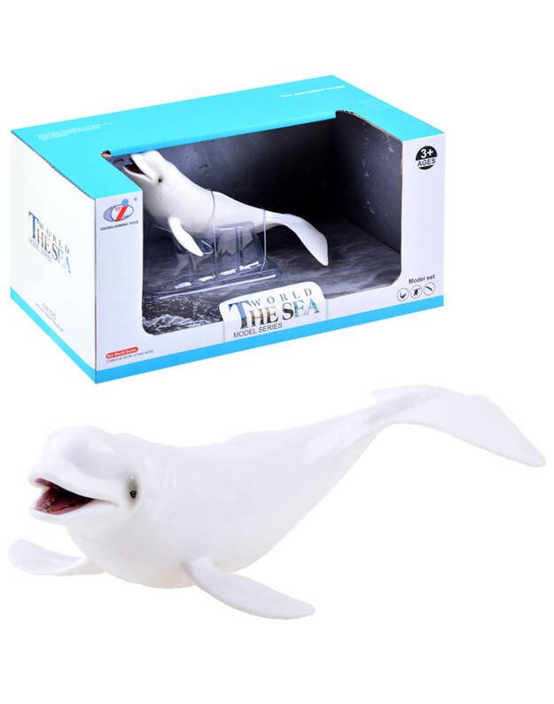 Wal White hand-painted sea figurine ZA3393