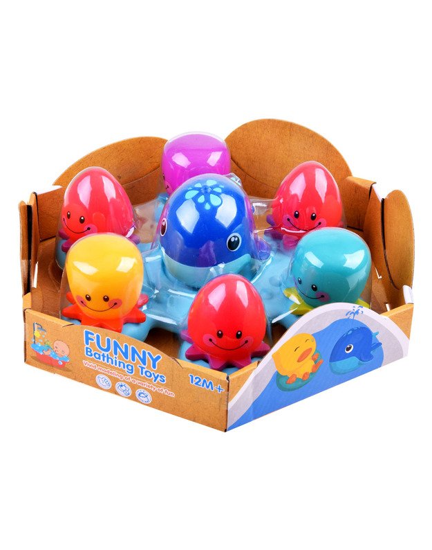 Banginio ir aštuonkojų vonios žaislaI