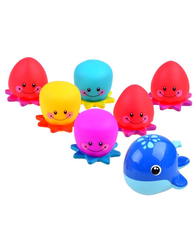 Banginio ir aštuonkojų vonios žaislaI