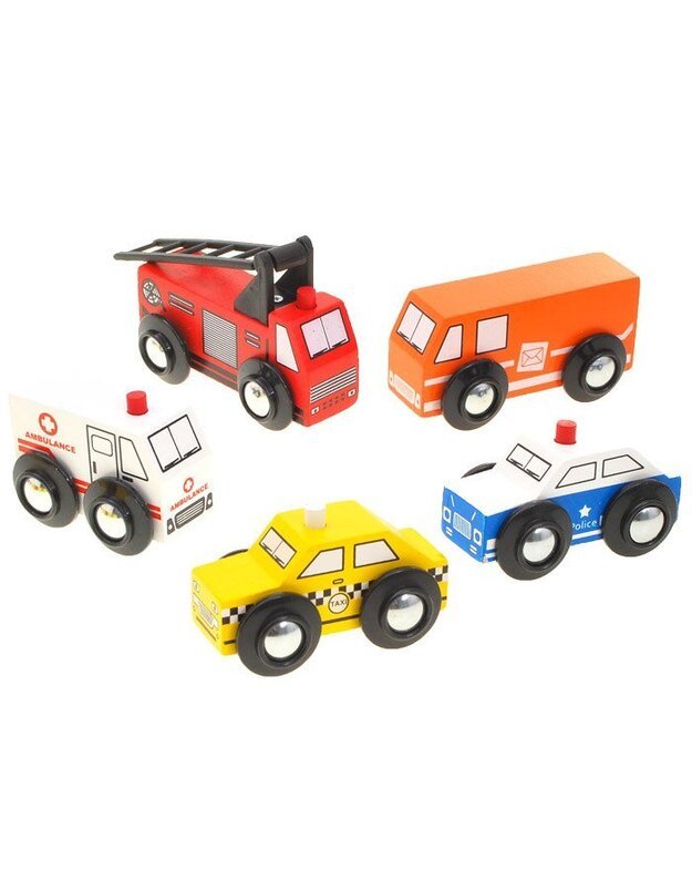 Mediniai blokeliai miestelio statybai