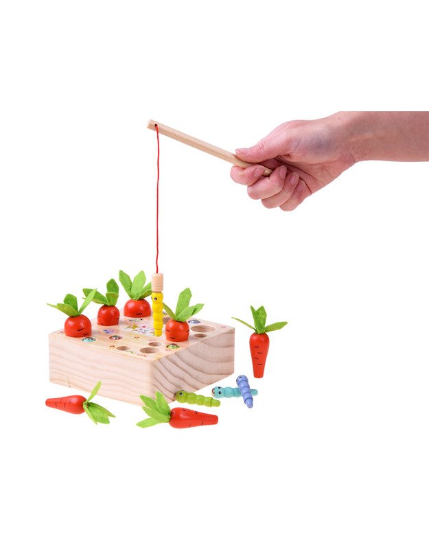 Medinis žaidimas „Morkos ir kirminėliai“