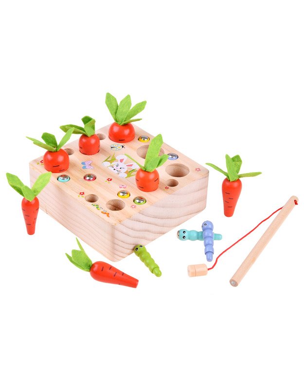 Medinis žaidimas „Morkos ir kirminėliai“