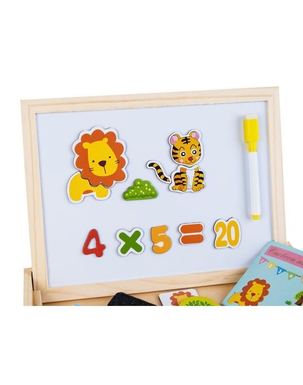 Wooden Magnetic chalk plate + akc TA0072