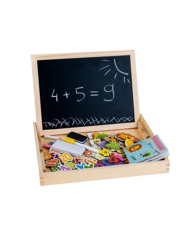 Wooden Magnetic chalk plate + akc TA0072