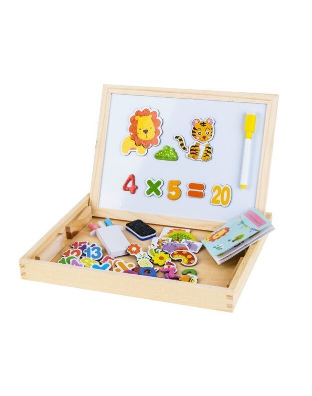 Wooden Magnetic chalk plate + akc TA0072