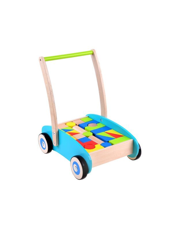 Medinis stumdukas su kaladėlėmis