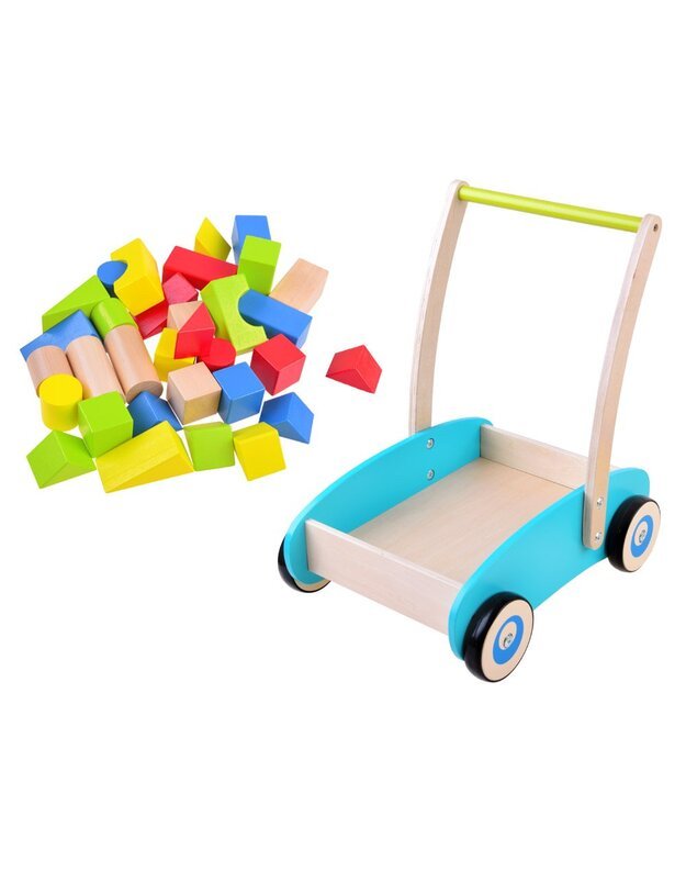 Medinis stumdukas su kaladėlėmis