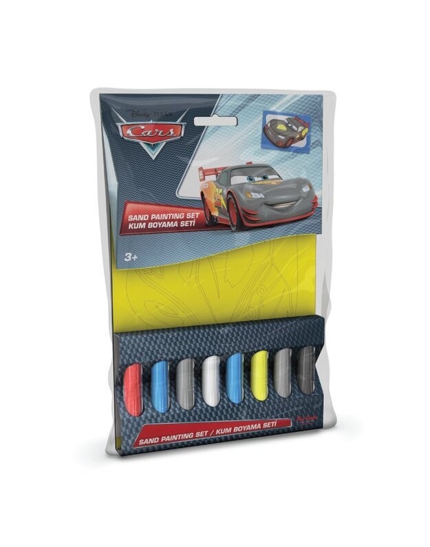 Mini spalvoto smėlio rinkinys Pilkas Makvynas