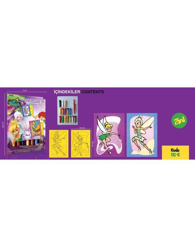 Spalvoto smėlio rinkinys  Niloya