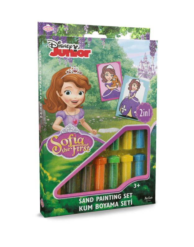 Spalvoto smėlio rinkinys Dvi Sofijos