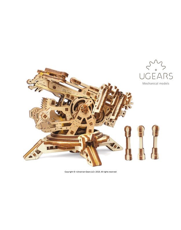 Medinė dėlionė Archballista bokštas