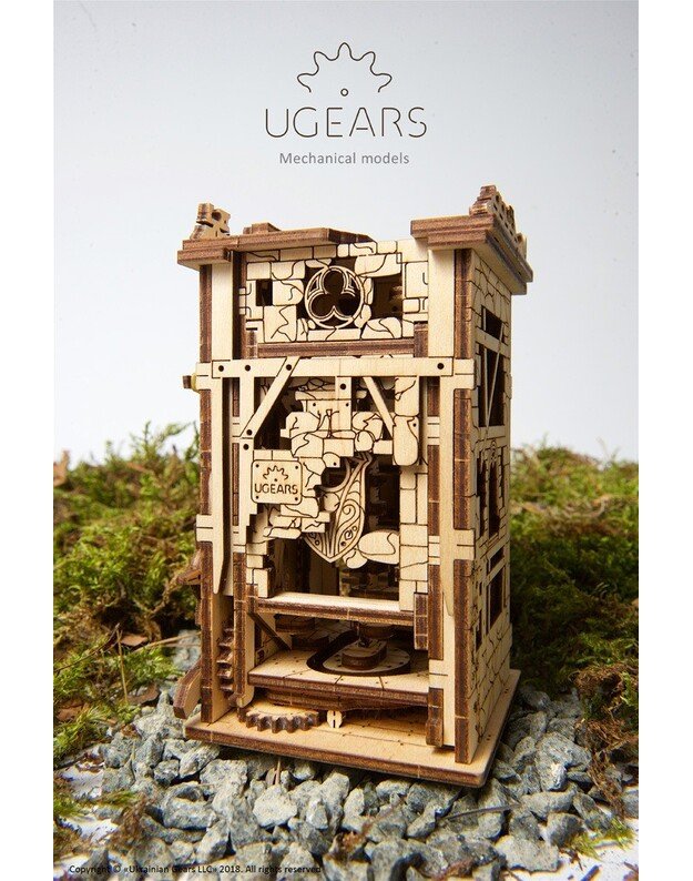 Medinė dėlionė Archballista bokštas