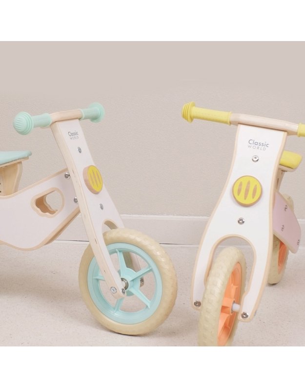 CLASSIC WORLD medinis balansinis dviratukas