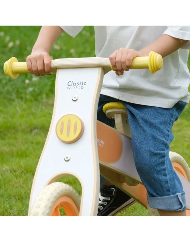 CLASSIC WORLD medinis balansinis dviratukas