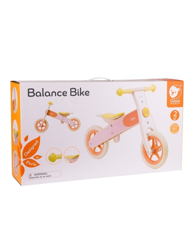 CLASSIC WORLD medinis balansinis dviratukas