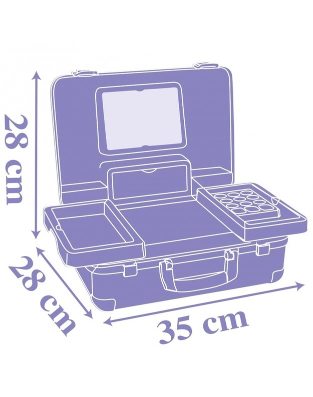 SMOBY Frozen grožio salonas lagaminėlyje