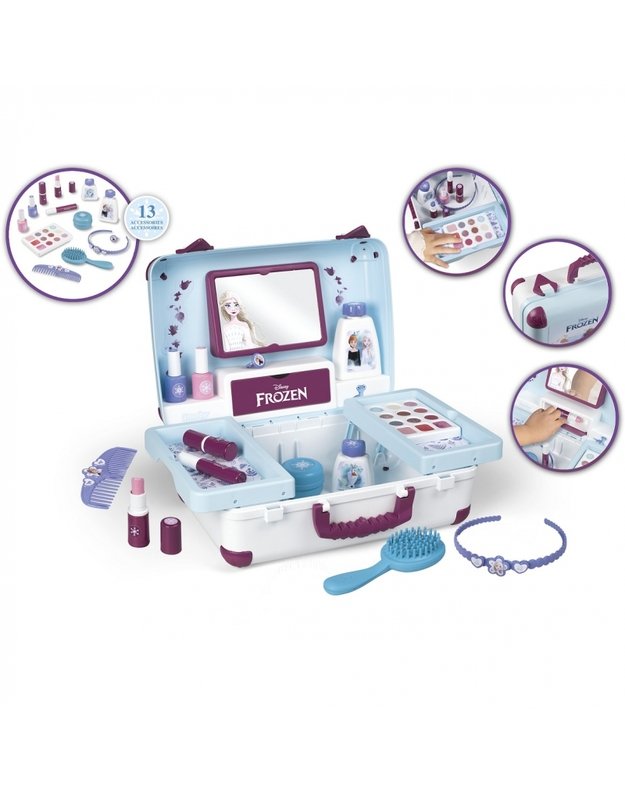 SMOBY Frozen grožio salonas lagaminėlyje