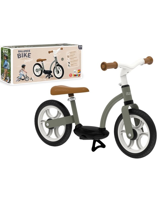  SMOBY metalinis balansinis dviratis su pritvirtinta kojų atrama