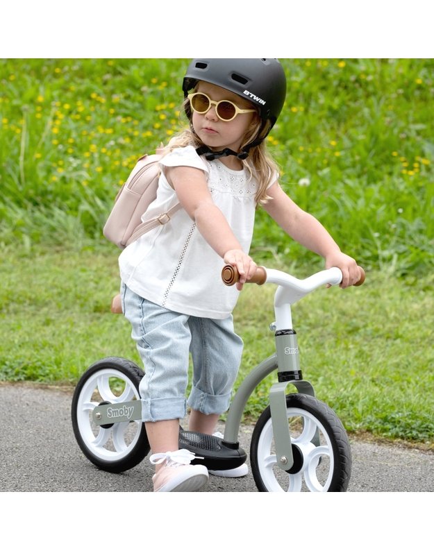  SMOBY metalinis balansinis dviratis su pritvirtinta kojų atrama