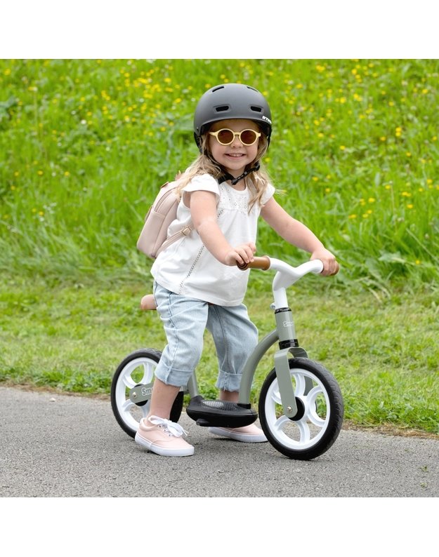  SMOBY metalinis balansinis dviratis su pritvirtinta kojų atrama