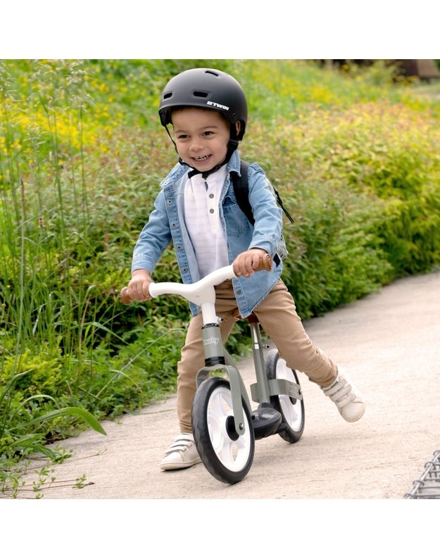  SMOBY metalinis balansinis dviratis su pritvirtinta kojų atrama
