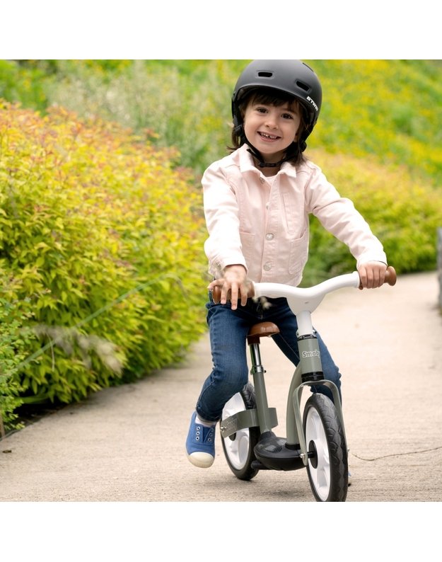  SMOBY metalinis balansinis dviratis su pritvirtinta kojų atrama