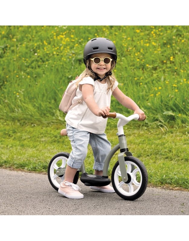  SMOBY metalinis balansinis dviratis su pritvirtinta kojų atrama