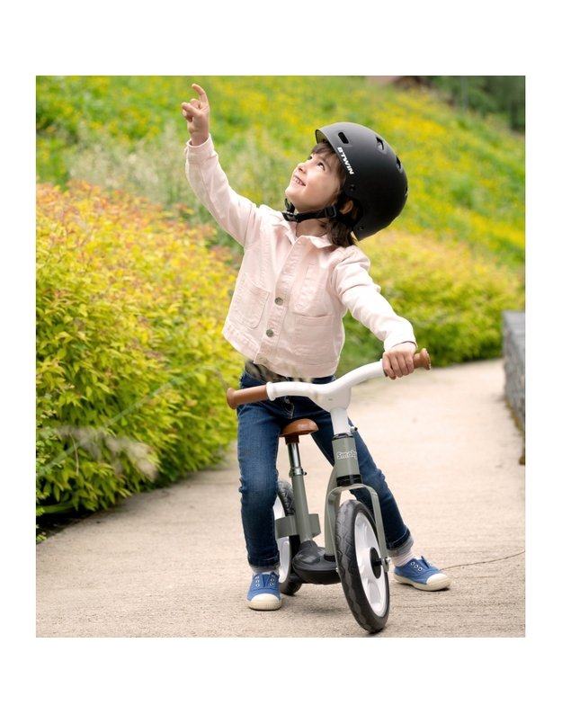  SMOBY metalinis balansinis dviratis su pritvirtinta kojų atrama