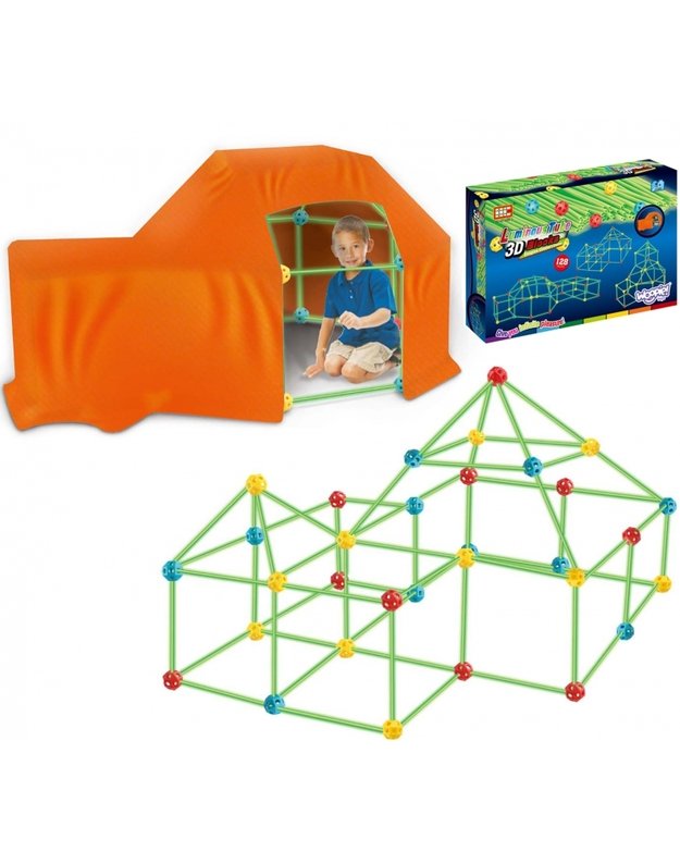  WOOPIE statybiniai blokeliai 128 el.