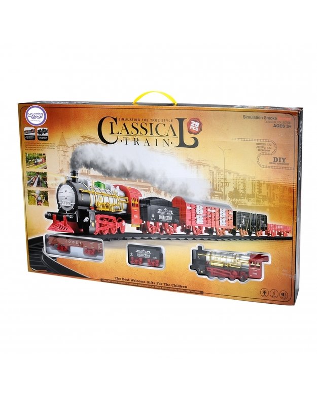 WOOPIE klasikinio traukinio su efektais trasa