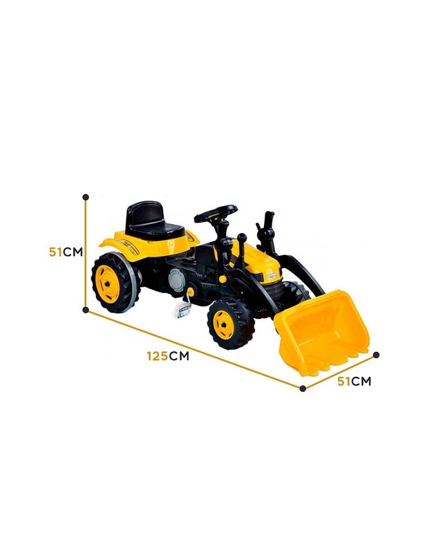 WOOPIE minamas traktorius su kilnojamu kaušu