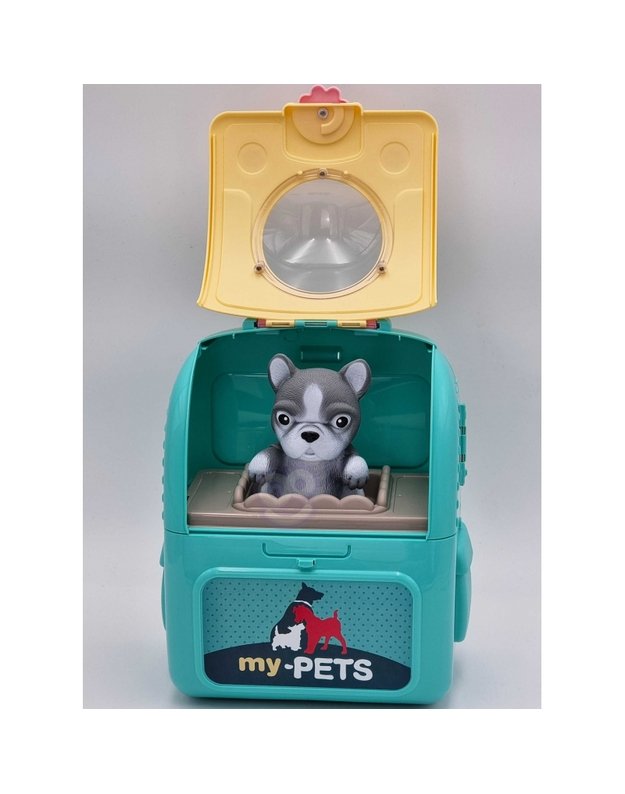 WOOPIE 2in1 nešiojamas šuniuko grožio salonas kuprinėje