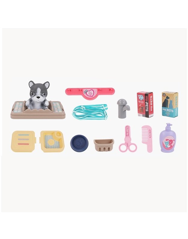 WOOPIE 2in1 nešiojamas šuniuko grožio salonas kuprinėje