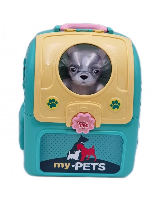 WOOPIE 2in1 nešiojamas šuniuko grožio salonas kuprinėje